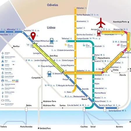 Quarto em Acomodações Particulares Private In Shared - Shared Bathroom And Dog Friendly Lisboa